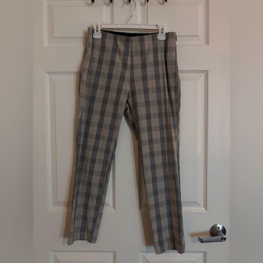 Chic plaid dress pants